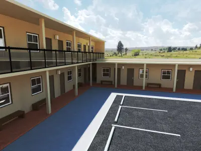 PROJECT A of motel Zodiac 3D model