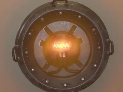 AI Control Module Old Version Low-poly 3D model