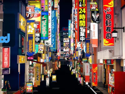Kabukicho Street 3D model