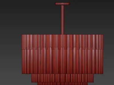 Emile chandelier collection RH 3D model