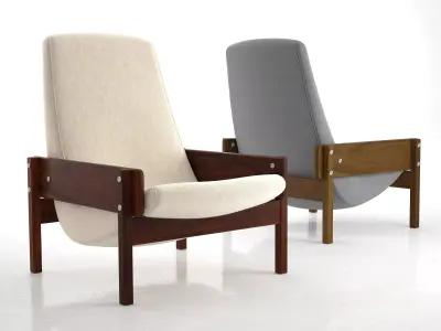Vronka lounge chair 3D model