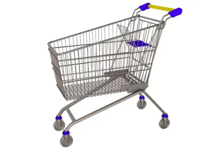 Shopping Cart 3D model