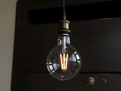 Light Bulb pendant 3D model