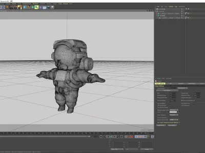 Astronaut Spaceman Spacesuit 3D model