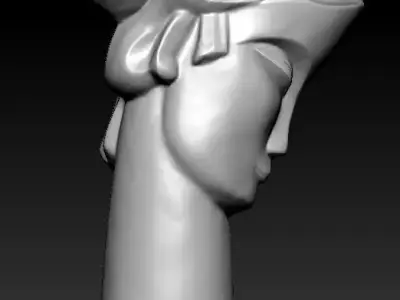 Art statue 3D model purchase
