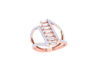 Women Ring Render 3dm STL OBJ FBX Details  3D print model 6