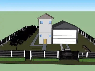 country house 3D print model