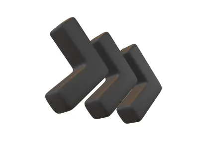 Arrow Symbol v2 001 Low-poly 3D model