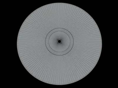 12 Inch Vinyl Record Low-poly 3D model