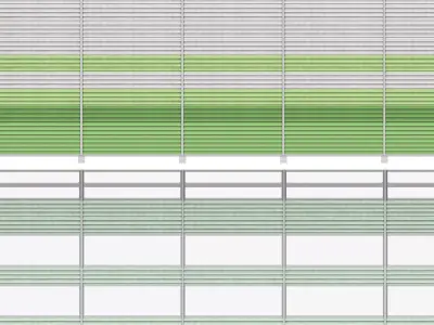 LOW POLY - Noise barriers Low-poly 3D model