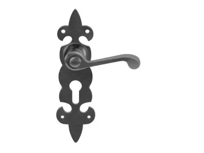  Fleur De Lys Black Antique Handle Low-poly 3D model