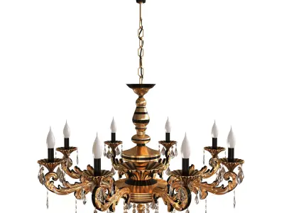 Classic Chandelier 003 3D model