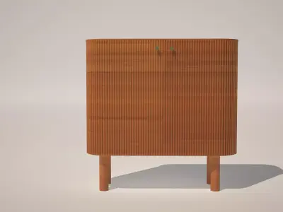 cabinet Low-poly 3D model