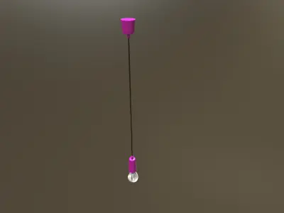 Plumen Light Fixture Drop Cap Plumen 002 Free 3D model