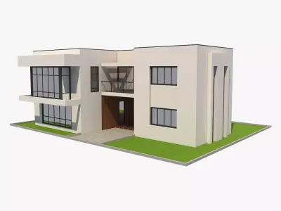 Modern House 8 3D model