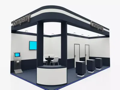 Exhibition stand 5 3D model