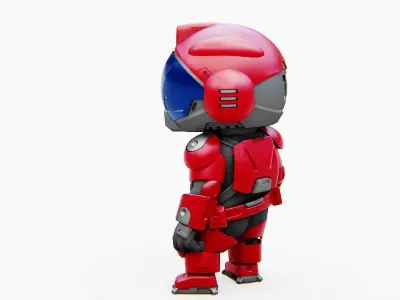 TOON TROOPER BCC-4  RIGGED 3D model