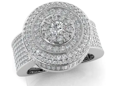 Big fancy mans ring 3D print model