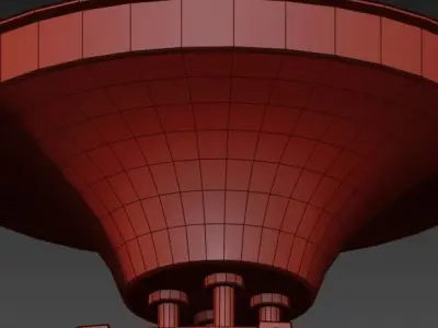 Gorgeous elegant chandelier 3D model