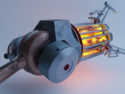 Gravity Gun 3D print model