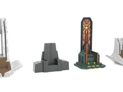 Star Wars Throne collection 1-18 scale Kenner Hasbro 3D Model Pack