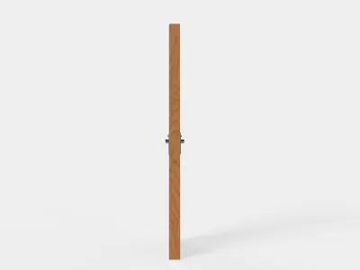 Modern Wood Door Free 3D model purchase