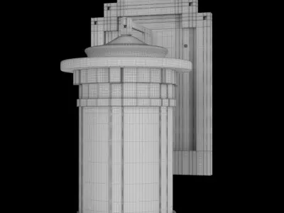 OUTDOOR WALL LANTERN 3D model