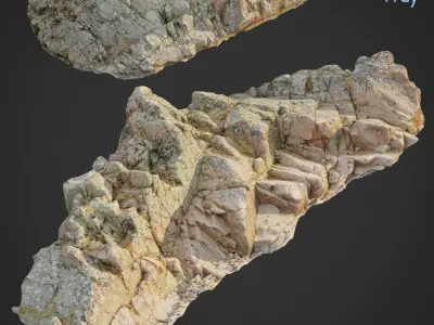 Cliff pack H bundle 3D model