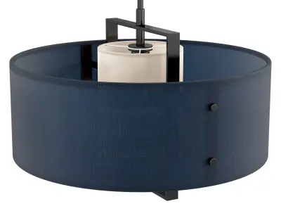 Minimal fabric Pendant 3D model