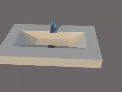 Rectangle Sink  3D model