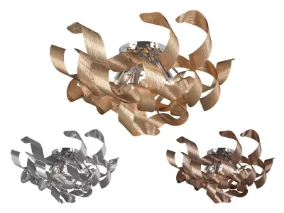 75406x Turbio Lightstar Ceiling Chandelier 3D model