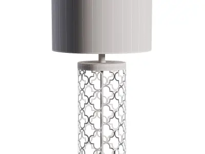 Elegant Gold Table Lamp 3D model