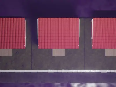 Village House  2- Unity - Unreal Engine  Low-poly 3D model