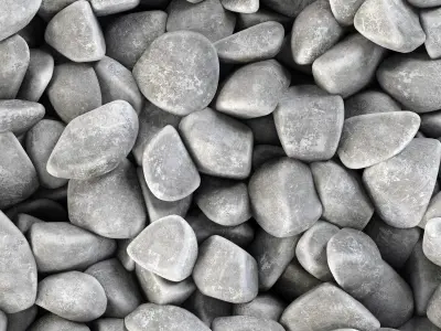 Gravel Low decorative n5 3D model