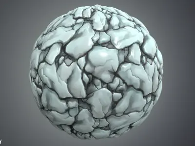 Stylized Cliffs Vol 29 - Hand Painted Texture Texture