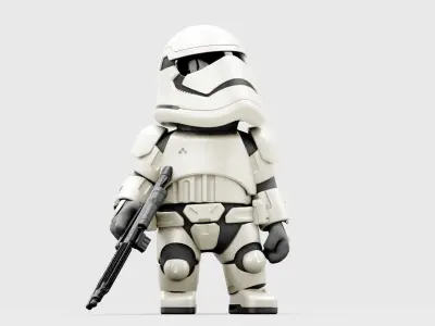 IMPERIAL TOON TROOPER  RIGGED 3D model