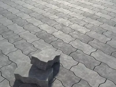 Paving stone saw 3D model