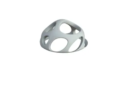 SciFi Cube Object No 57322 Low Poly Shape Low-poly 3D model