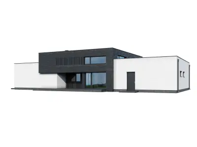 Modern house V110 3D model