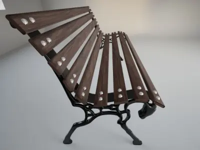 HORSE BANCH 3D model