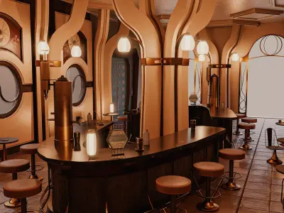 Ghorman Cafe - Star Wars Andor 3D model