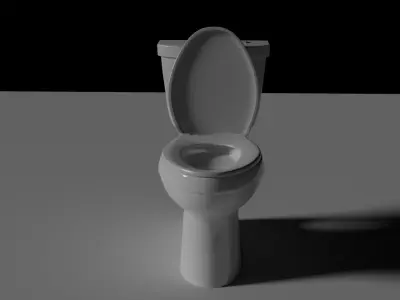 TOILET Free low-poly 3D model