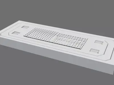 Sci-fi floor 3D model