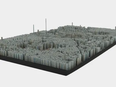 City of Ankara 3D model