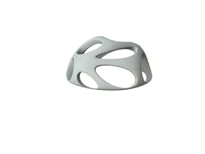SciFi Cube Object No 51995 Low Poly Shape Low-poly 3D model