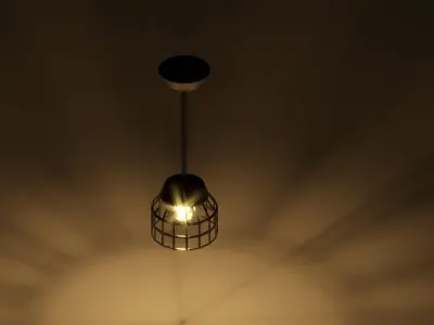 Design Rope Lamp Free 3D model