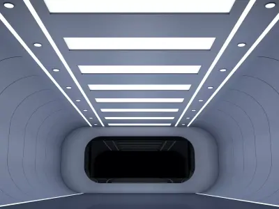 Sci Fi Room 3D model