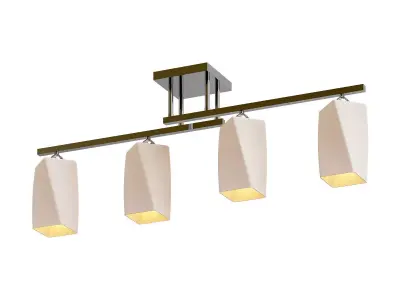 imexx four light ceiling fixture 3D model