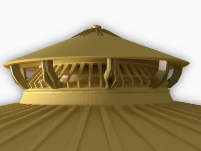 Original space craft 3D model