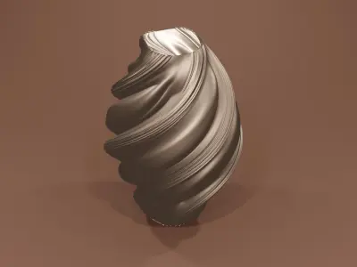 Swirl Lamp or Vase 3D model ready to print STL BLEND 3D print model